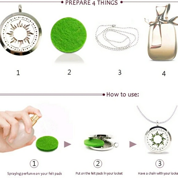 OHM ESSENTIAL OIL DIFFUSER NECKLACE! - Picture 5 of 6